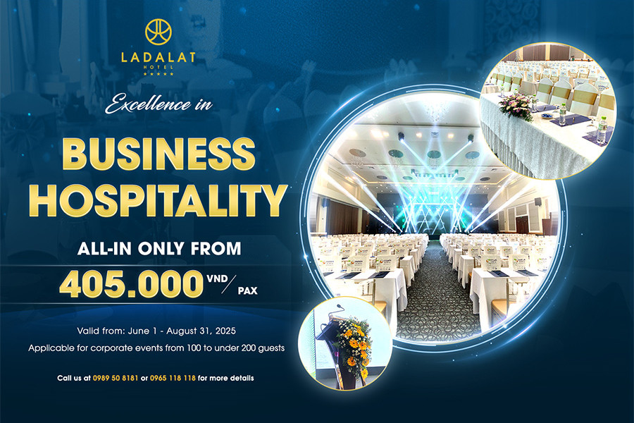 ALL-INCLUSIVE MEETING PACKAGES FROM ONLY VND 405,000/PAX